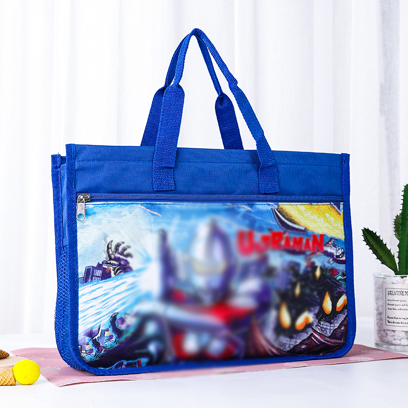 Toolesia geantă pentru elevi din plasă de nailon, design desen animat, fermoar