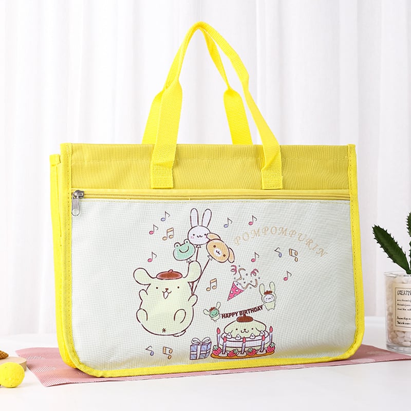 Toolesia geantă pentru elevi din plasă de nailon, design desen animat, fermoar