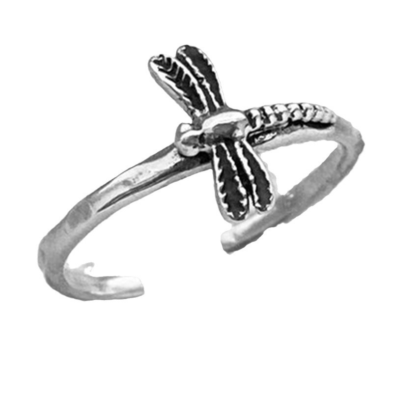 Bakreni anklet s dizajnom dragonfly, jednostavan ženski stil