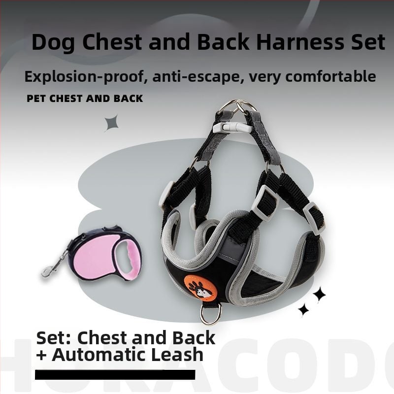 Schnauzer mellény-stílusú visszahúzható kutyapóráz