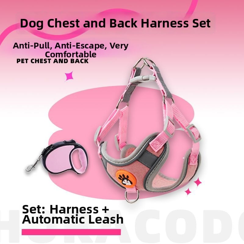 Schnauzer mellény-stílusú visszahúzható kutyapóráz