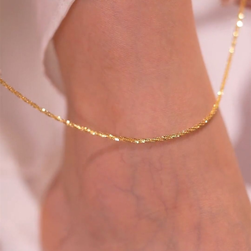Anklet za gležanj, podesiv, minimalistički stil za parove