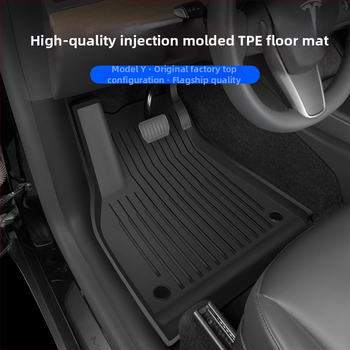 Covorașe de podea pentru Tesla Model Y și Model 3, acoperire completă – TPE/cauciuc sintetic, Cheyoubao