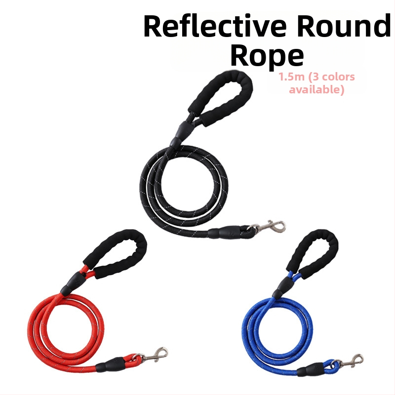 Kutyahám és póráz Oxford anyagból – mellkasi heveder, fényvisszaverő szalag, K9 sétahám stílus