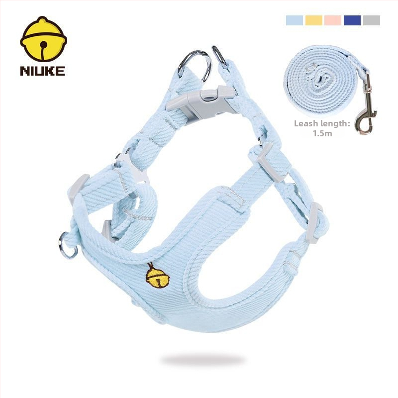 Hám mellény-stílusú pórázzal Pomerániai kutyáknak – Anyag: Egyéb; Márka: Egyéb; Kategória: Kisállat láncok és kötelek