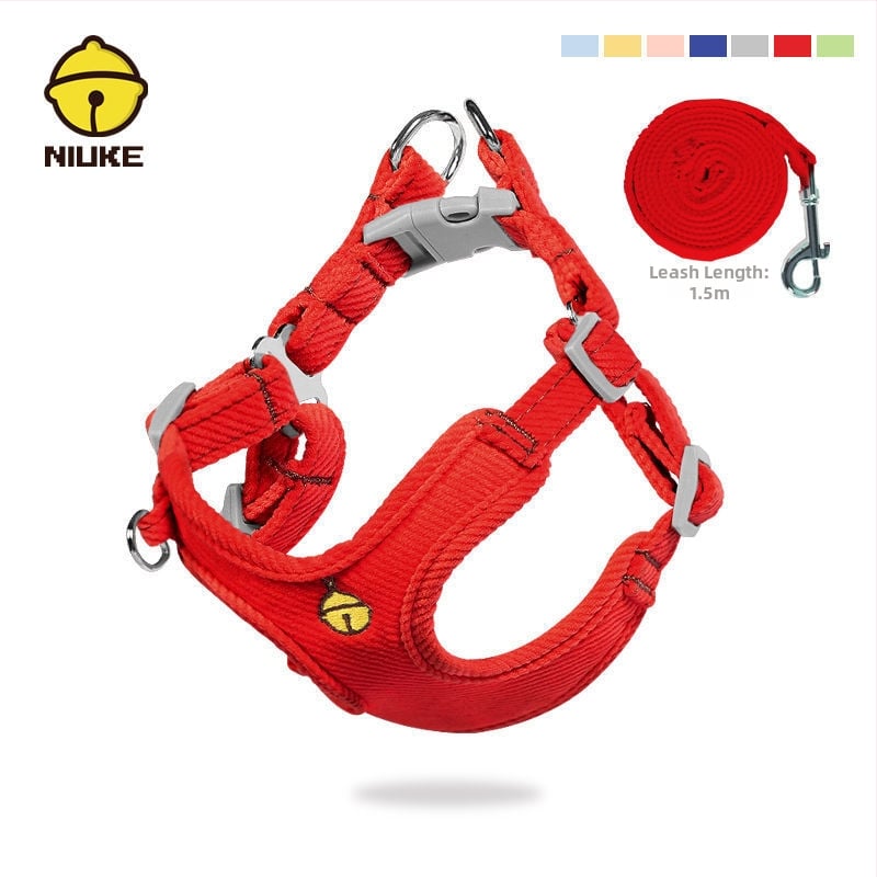 Hám mellény-stílusú pórázzal Pomerániai kutyáknak – Anyag: Egyéb; Márka: Egyéb; Kategória: Kisállat láncok és kötelek