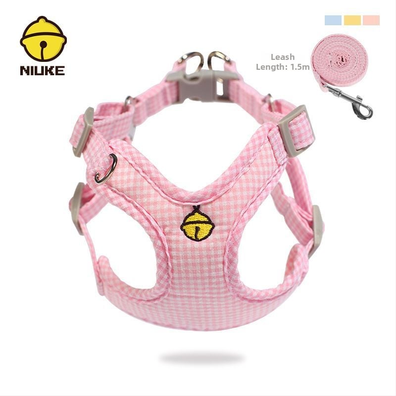 Hám mellény-stílusú pórázzal Pomerániai kutyáknak – Anyag: Egyéb; Márka: Egyéb; Kategória: Kisállat láncok és kötelek