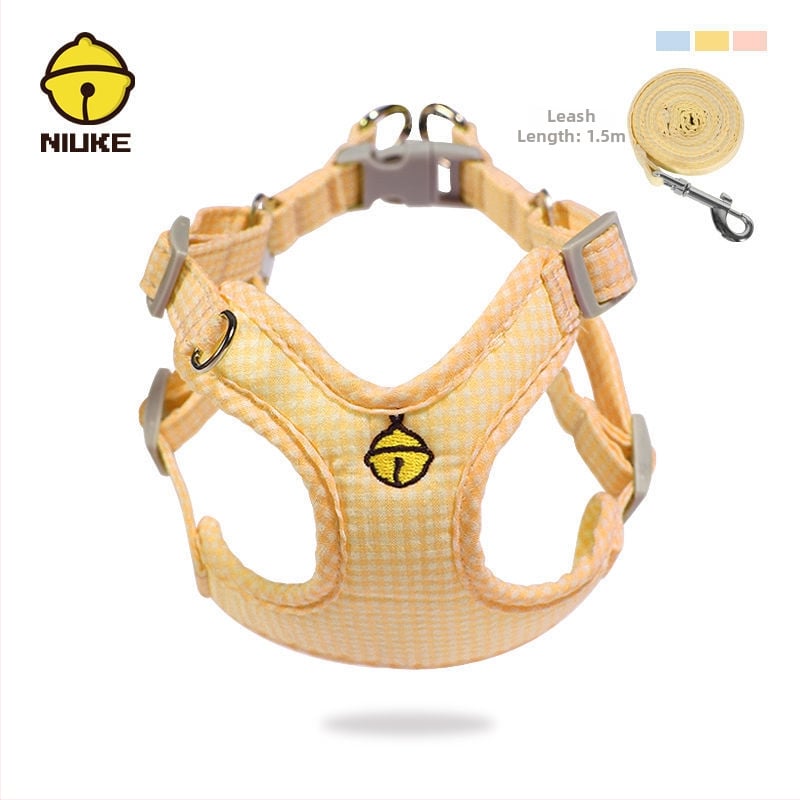 Hám mellény-stílusú pórázzal Pomerániai kutyáknak – Anyag: Egyéb; Márka: Egyéb; Kategória: Kisállat láncok és kötelek