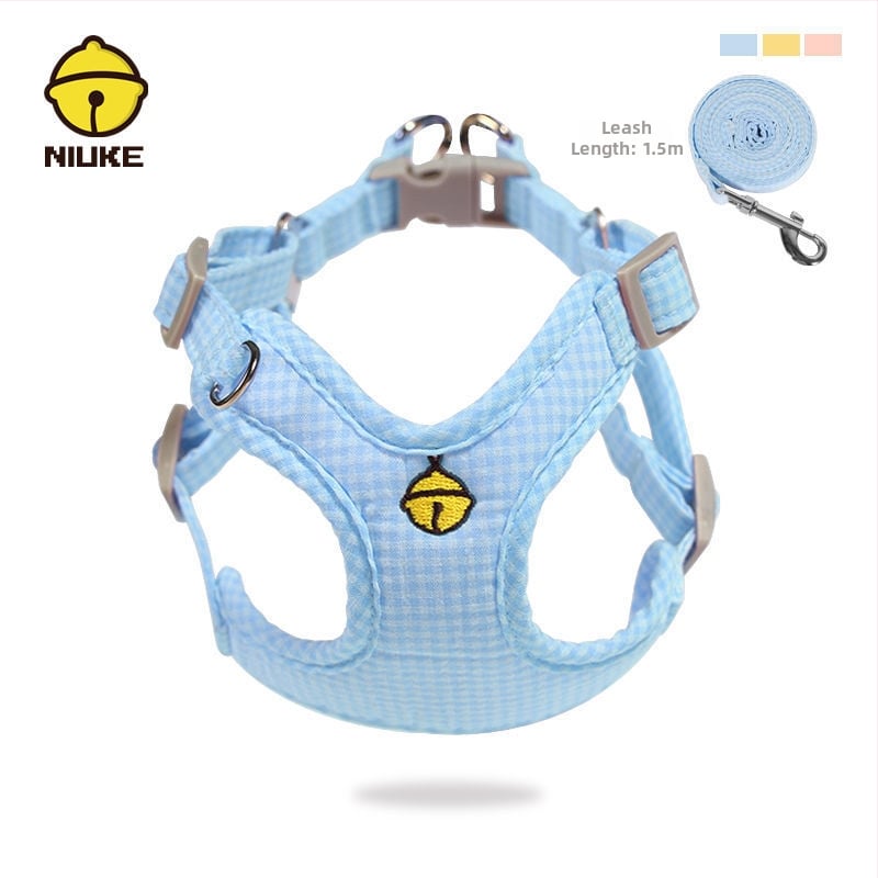 Hám mellény-stílusú pórázzal Pomerániai kutyáknak – Anyag: Egyéb; Márka: Egyéb; Kategória: Kisállat láncok és kötelek