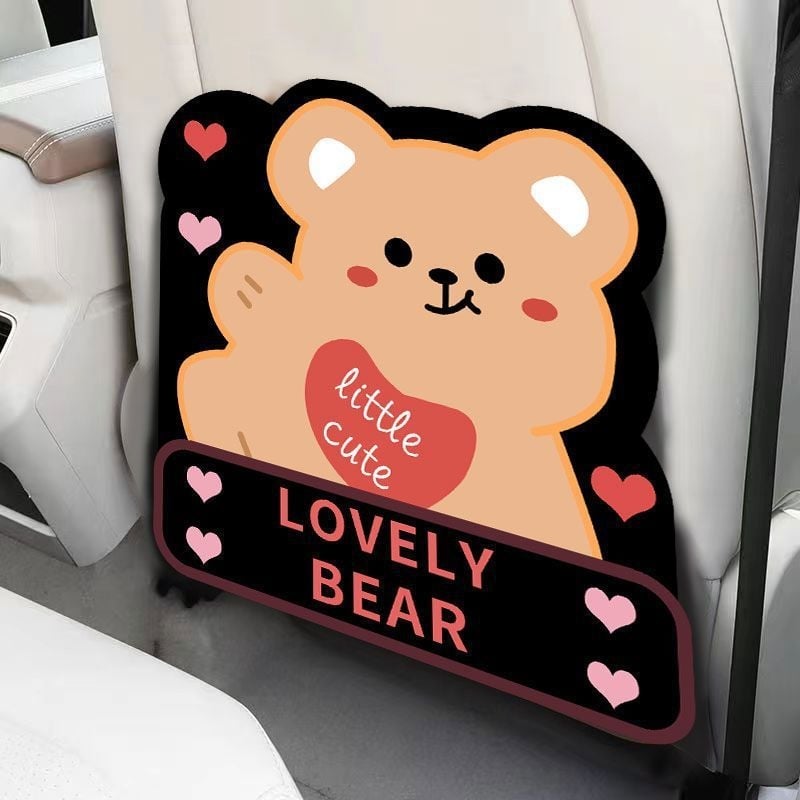 Protector din piele pentru dosul scaunului auto, pad universal anti-kick pentru copii, accesoriu interior auto, cod produs 537202008h2z87