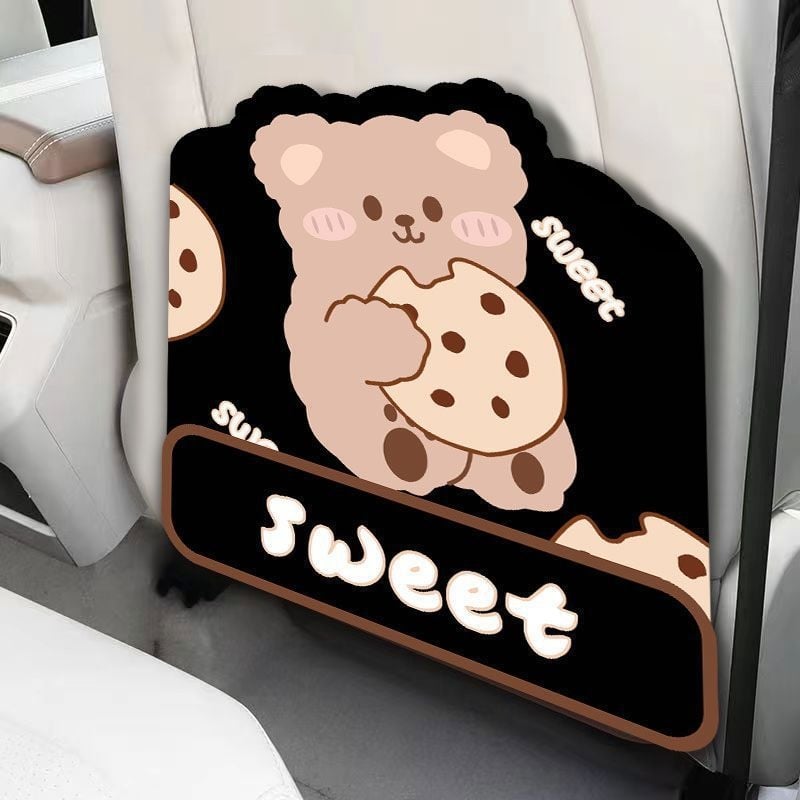 Protector din piele pentru dosul scaunului auto, pad universal anti-kick pentru copii, accesoriu interior auto, cod produs 537202008h2z87