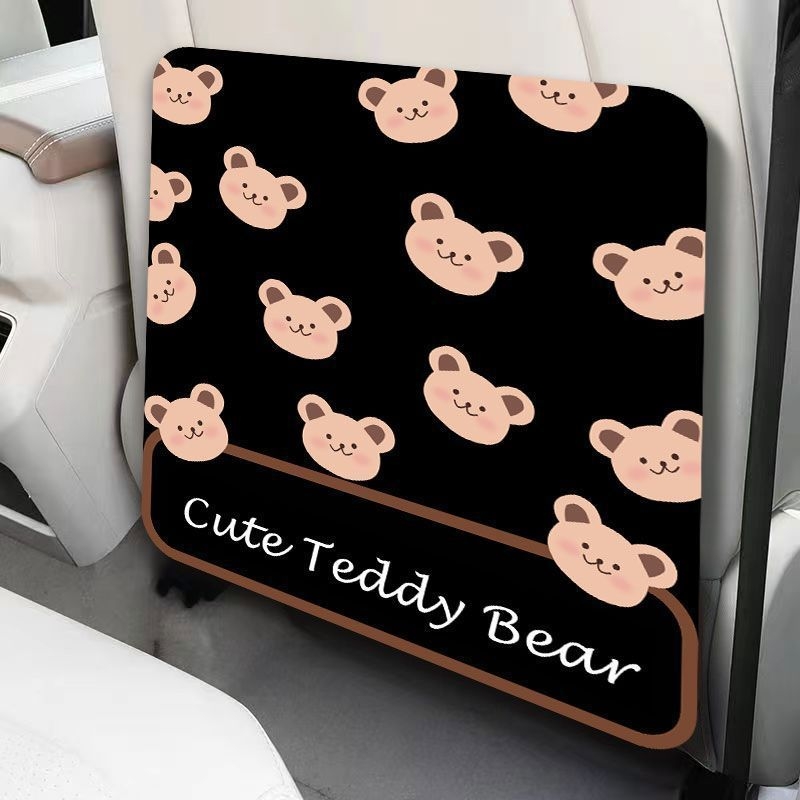 Protector din piele pentru dosul scaunului auto, pad universal anti-kick pentru copii, accesoriu interior auto, cod produs 537202008h2z87