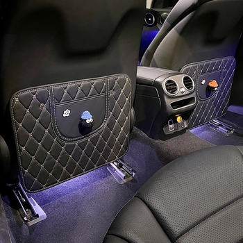 Protecție pentru bancheta din spate a mașinii – protecție împotriva murdăriei, anti-kick, pentru copii, din plastic, brand Flower rainy night