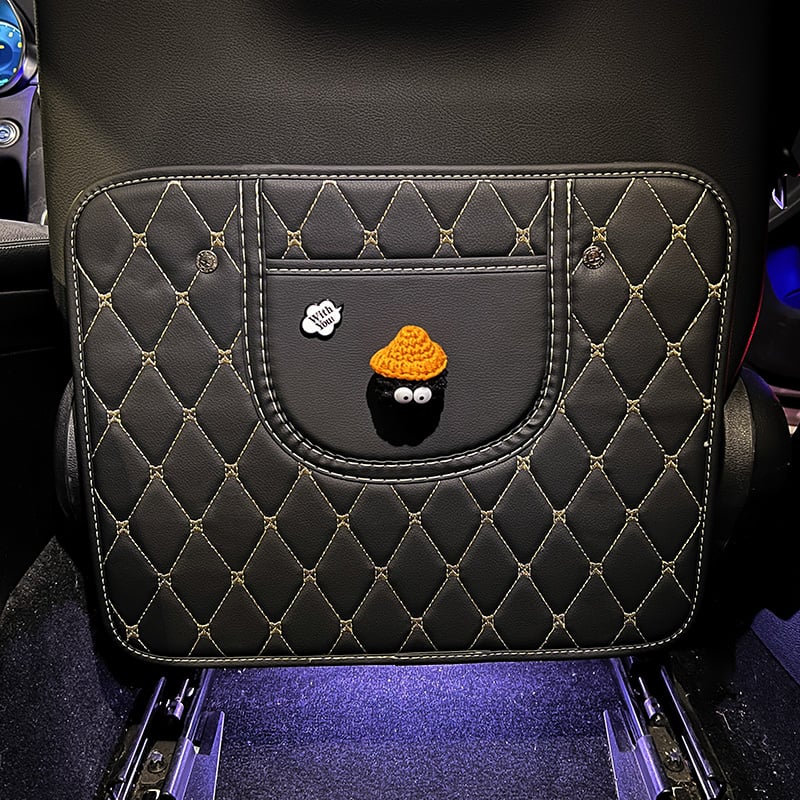 Protecție pentru bancheta din spate a mașinii – protecție împotriva murdăriei, anti-kick, pentru copii, din plastic, brand Flower rainy night