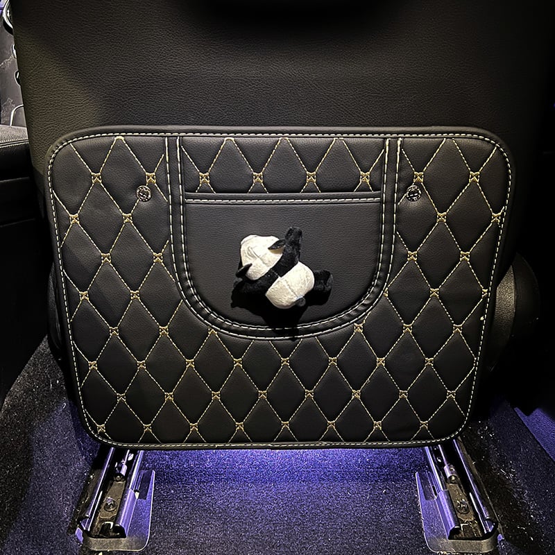 Protecție pentru bancheta din spate a mașinii – protecție împotriva murdăriei, anti-kick, pentru copii, din plastic, brand Flower rainy night