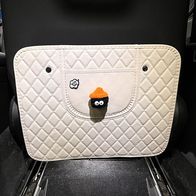 Protecție pentru bancheta din spate a mașinii – protecție împotriva murdăriei, anti-kick, pentru copii, din plastic, brand Flower rainy night