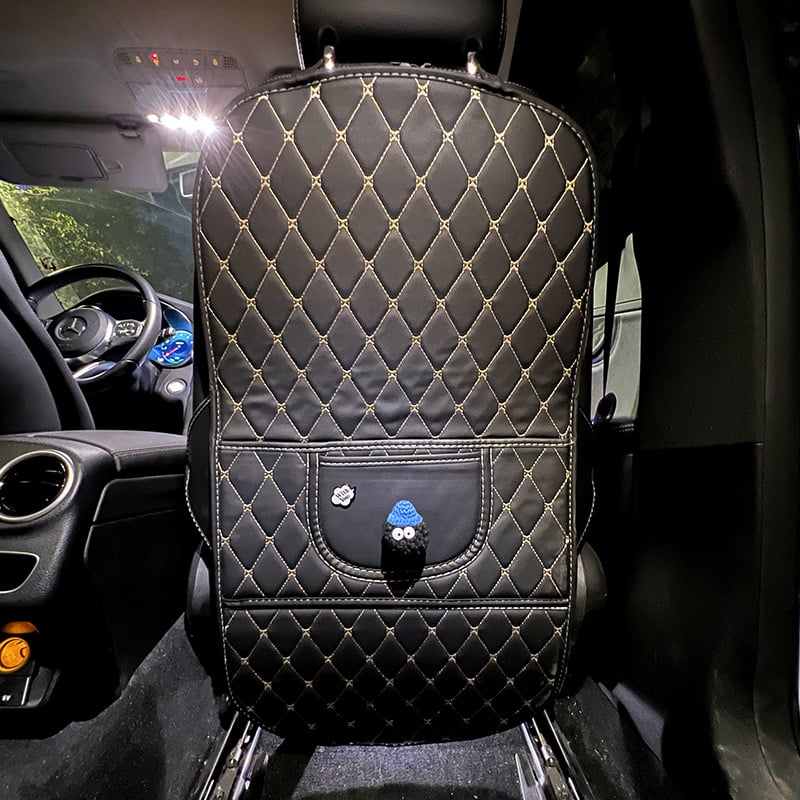 Protecție pentru bancheta din spate a mașinii – protecție împotriva murdăriei, anti-kick, pentru copii, din plastic, brand Flower rainy night