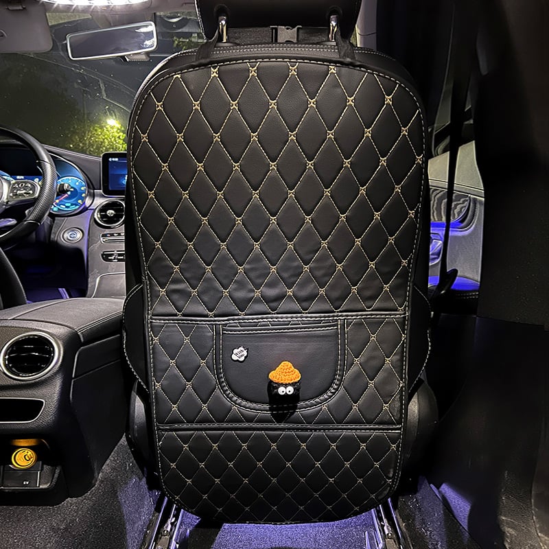 Protecție pentru bancheta din spate a mașinii – protecție împotriva murdăriei, anti-kick, pentru copii, din plastic, brand Flower rainy night