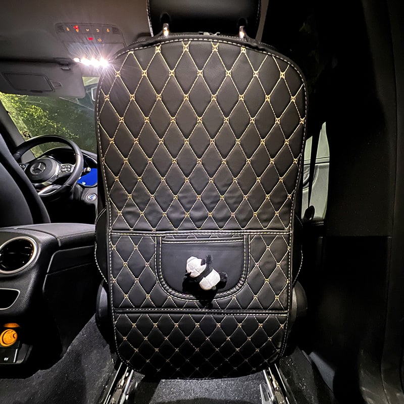 Protecție pentru bancheta din spate a mașinii – protecție împotriva murdăriei, anti-kick, pentru copii, din plastic, brand Flower rainy night