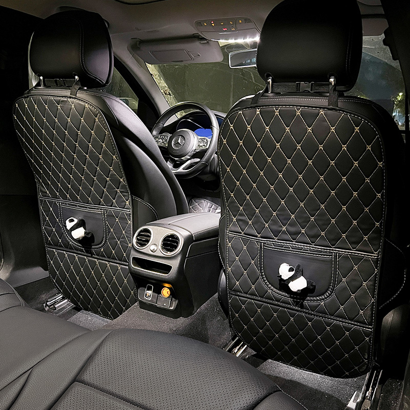 Protecție pentru bancheta din spate a mașinii – protecție împotriva murdăriei, anti-kick, pentru copii, din plastic, brand Flower rainy night