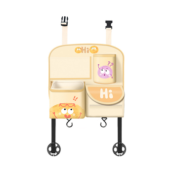 Autóülés hátsó részéhez tartozó tároló táska, bőr, vízálló, akasztó kivitel, univerzális