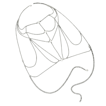 Perlena tijelo lanac s klavikularnim lancem, modni luksuzni nakit, ljeto 2025