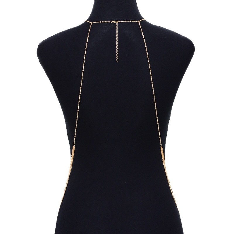 Jita екзотична многослойна пискюл-перлена тяло-верига със гръдни и талийни връзки, целостен дизайн, електроплатинг върху сплав