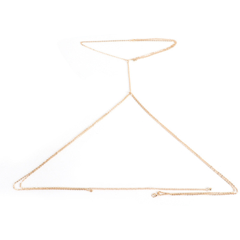 Гръдна верига с многослоен геометричен дизайн, сплав, electroplating, дамски стил, марка Jita