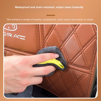 Pernă de protecție pentru spatele scaunului auto, împotriva loviturilor cu piciorul, piele, brand Caska, umplutură Alte, model Alte