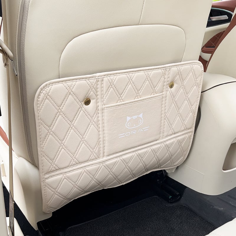 Pernă de protecție pentru spatele scaunului auto, împotriva loviturilor cu piciorul, piele, brand Caska, umplutură Alte, model Alte