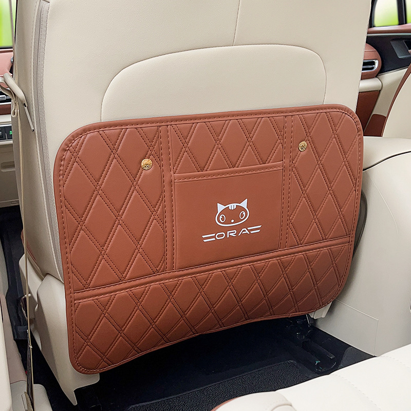 Pernă de protecție pentru spatele scaunului auto, împotriva loviturilor cu piciorul, piele, brand Caska, umplutură Alte, model Alte