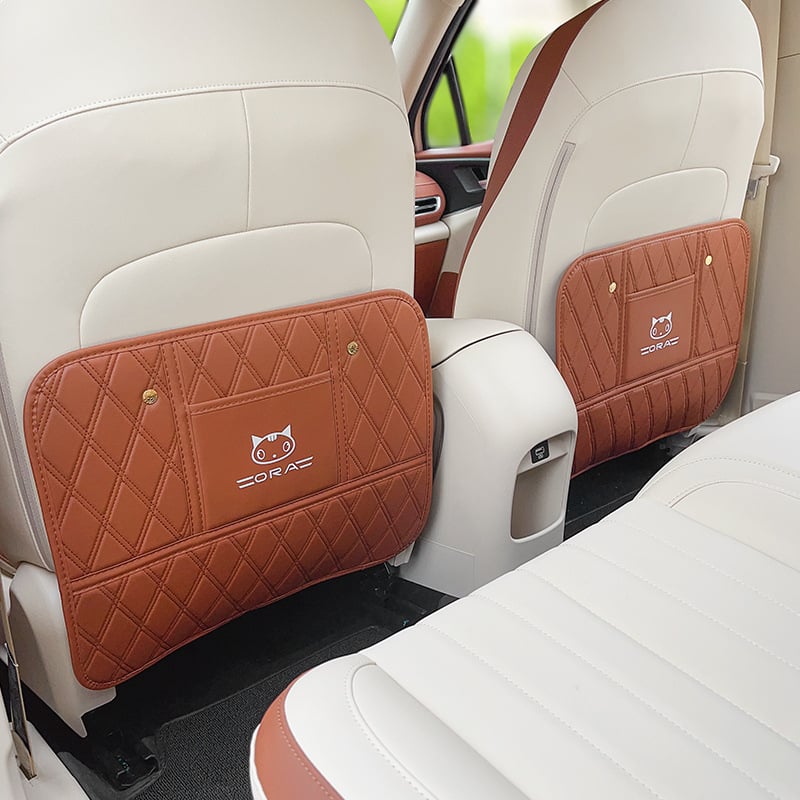 Pernă de protecție pentru spatele scaunului auto, împotriva loviturilor cu piciorul, piele, brand Caska, umplutură Alte, model Alte