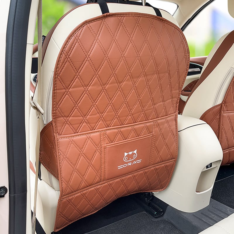 Pernă de protecție pentru spatele scaunului auto, împotriva loviturilor cu piciorul, piele, brand Caska, umplutură Alte, model Alte