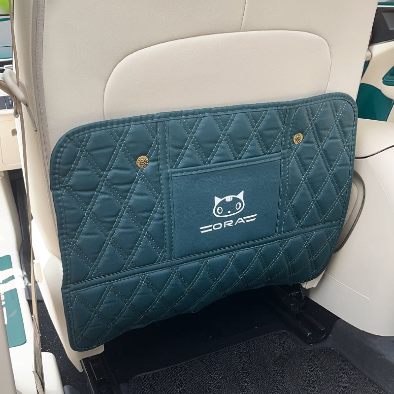 Pernă de protecție pentru spatele scaunului auto, împotriva loviturilor cu piciorul, piele, brand Caska, umplutură Alte, model Alte