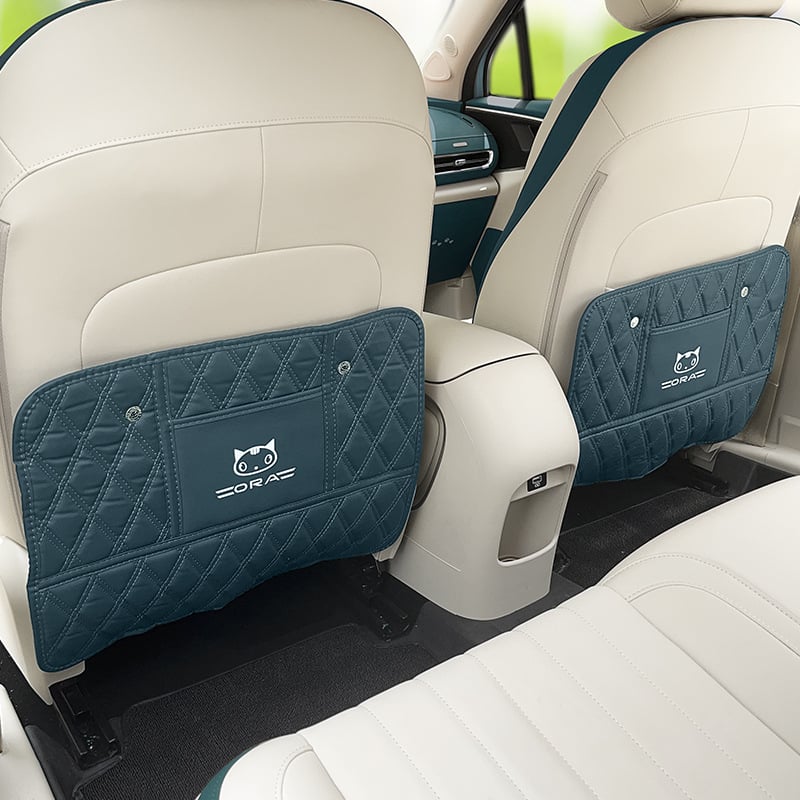 Pernă de protecție pentru spatele scaunului auto, împotriva loviturilor cu piciorul, piele, brand Caska, umplutură Alte, model Alte