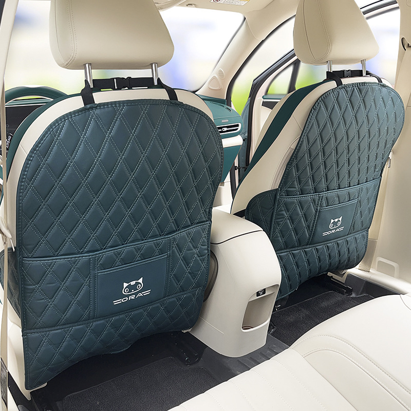 Pernă de protecție pentru spatele scaunului auto, împotriva loviturilor cu piciorul, piele, brand Caska, umplutură Alte, model Alte