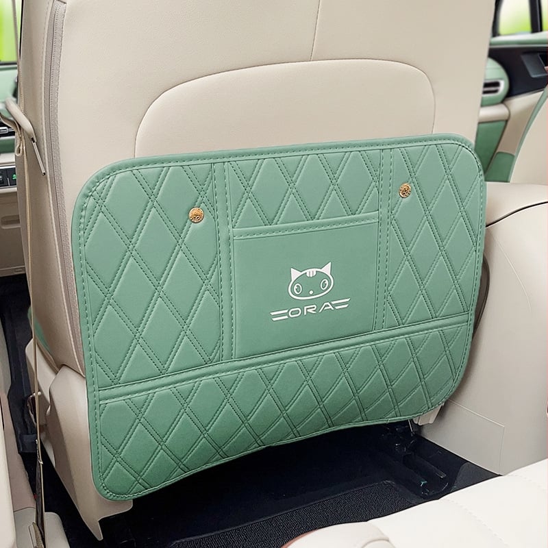 Pernă de protecție pentru spatele scaunului auto, împotriva loviturilor cu piciorul, piele, brand Caska, umplutură Alte, model Alte