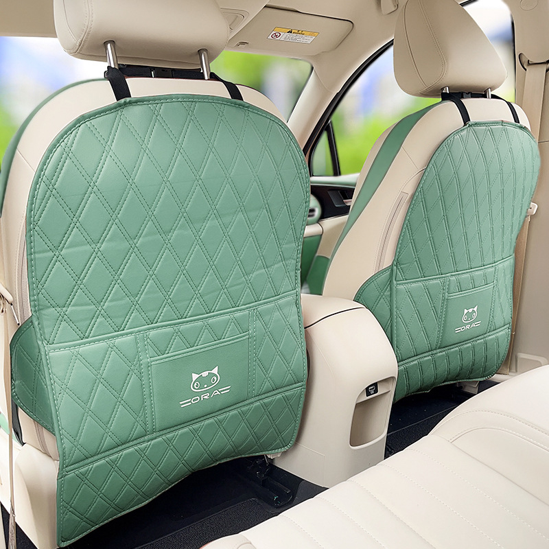 Pernă de protecție pentru spatele scaunului auto, împotriva loviturilor cu piciorul, piele, brand Caska, umplutură Alte, model Alte