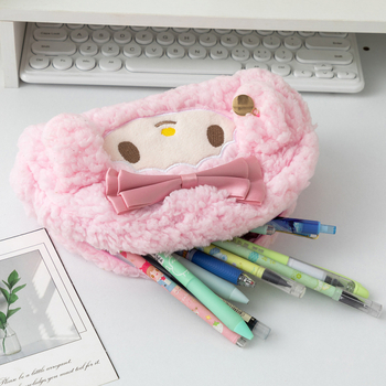 Plüüslambi pliiatsikott, suure mahutavusega kontoritarvete kott, Korea stiilis, Xinlong kaubamärk, põhipakend