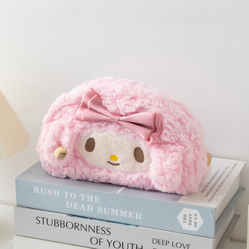 Plüüslambi pliiatsikott, suure mahutavusega kontoritarvete kott, Korea stiilis, Xinlong kaubamärk, põhipakend