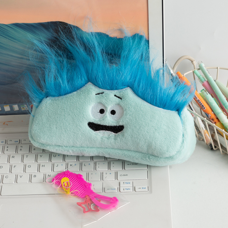 Plüüslambi pliiatsikott, suure mahutavusega kontoritarvete kott, Korea stiilis, Xinlong kaubamärk, põhipakend