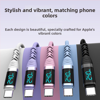 Yichen 240W Type-C gyorstöltés adatkábel, hossz 1–2 m, 48V5A, 480 Mbps