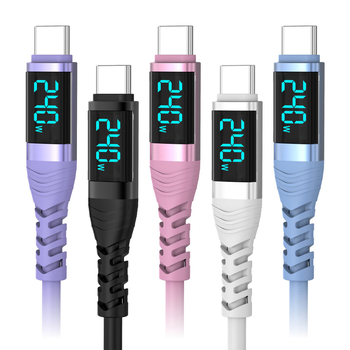 Yichen 240W Type-C gyorstöltés adatkábel, hossz 1–2 m, 48V5A, 480 Mbps