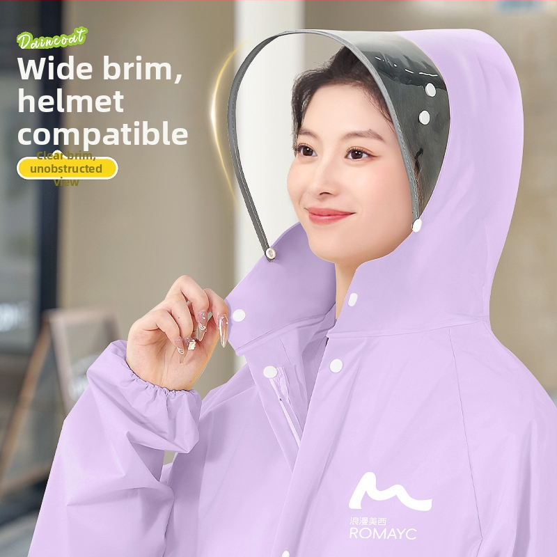 Lietaus paltas, skraidančio lėkštės stiliaus, stora audinys, logotipo spauda leidžiama (suaugusiesiems, vienas asmuo)