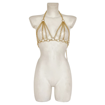 DL0072 Lanac za prsa – seksi izrez dizajn, modni dodatak, izdanje zima 2025