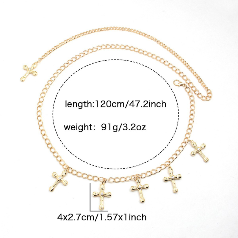 Lant talie din metal, monostrat, lățime 4 cm, personalizabil