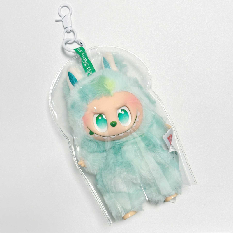 Geantă de depozitare suspendată – formă cub, husă PVC protecție la praf pentru păpușă pluș și pandantiv