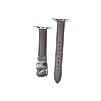 Brățară din piele naturală pentru Apple Watch S10987, cu cataramă cu pin, 30 g, compatibilă cu Apple Watch și alte modele