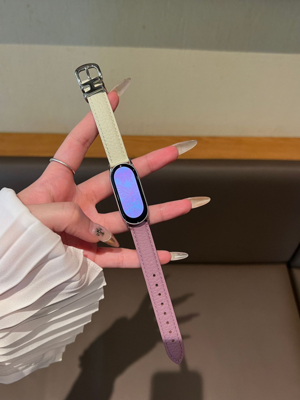 Brățară din piele naturală pentru Apple Watch S10987, cu cataramă cu pin, 30 g, compatibilă cu Apple Watch și alte modele