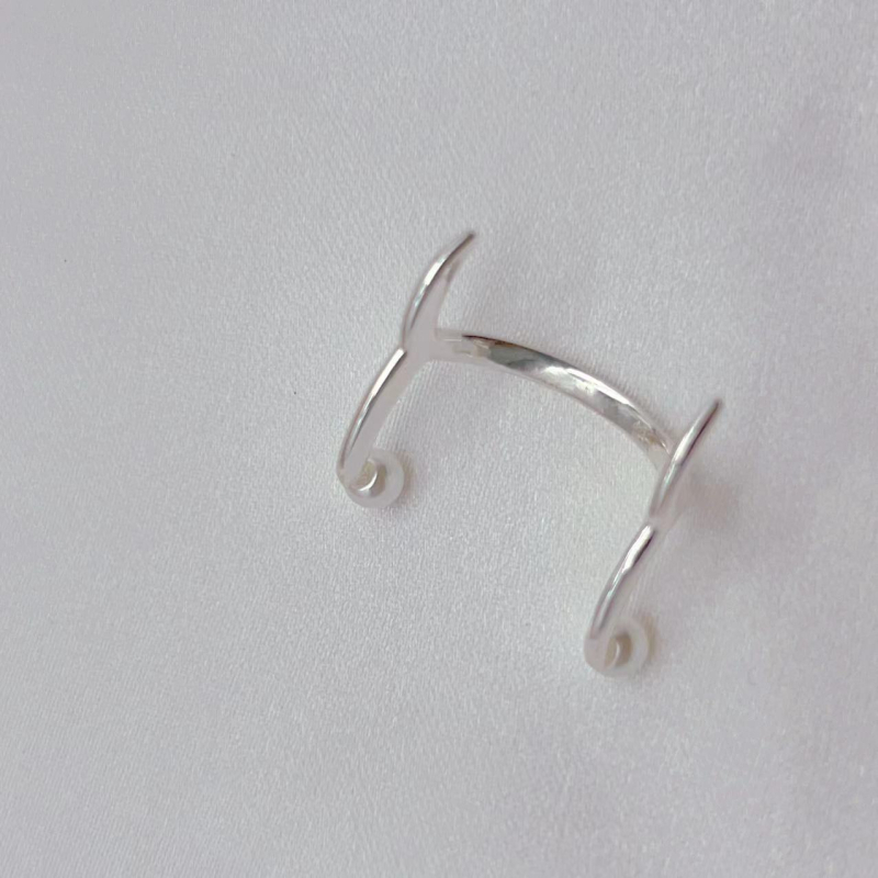 Клипса за нос, сплав със златно инкрустиране, унисекс дизайн, персонализируема, без пробиване